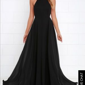 Lulus mythical kind of love dress - black